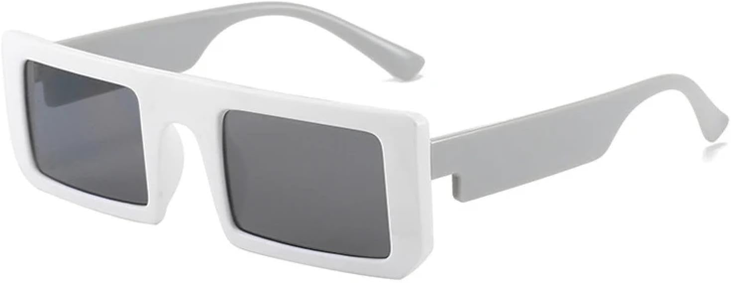 

Роскошные солнцезащитные очки в маленькой оправе для женщин и мужчин, в стиле ретро, ​​летние очки для путешествий, солнцезащитные очки с защитой от УФ-излучения UV400 TKKTLLT, Gray Gray