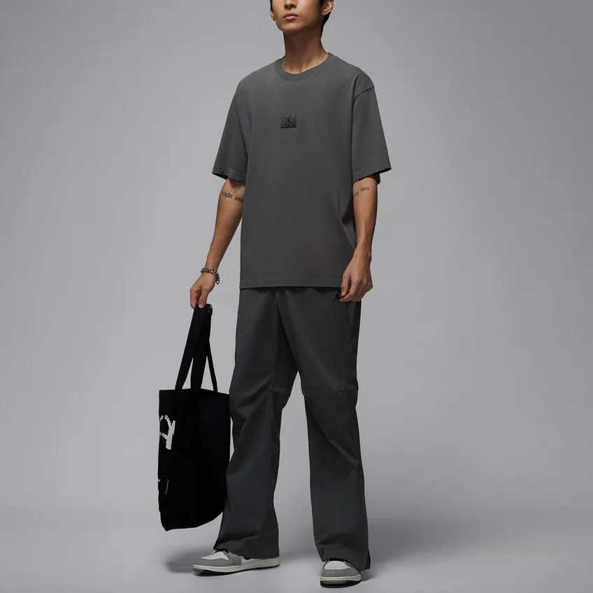 Брюки casual As M J FLT ESS Jordan, Iron Gray/Black — фото 3