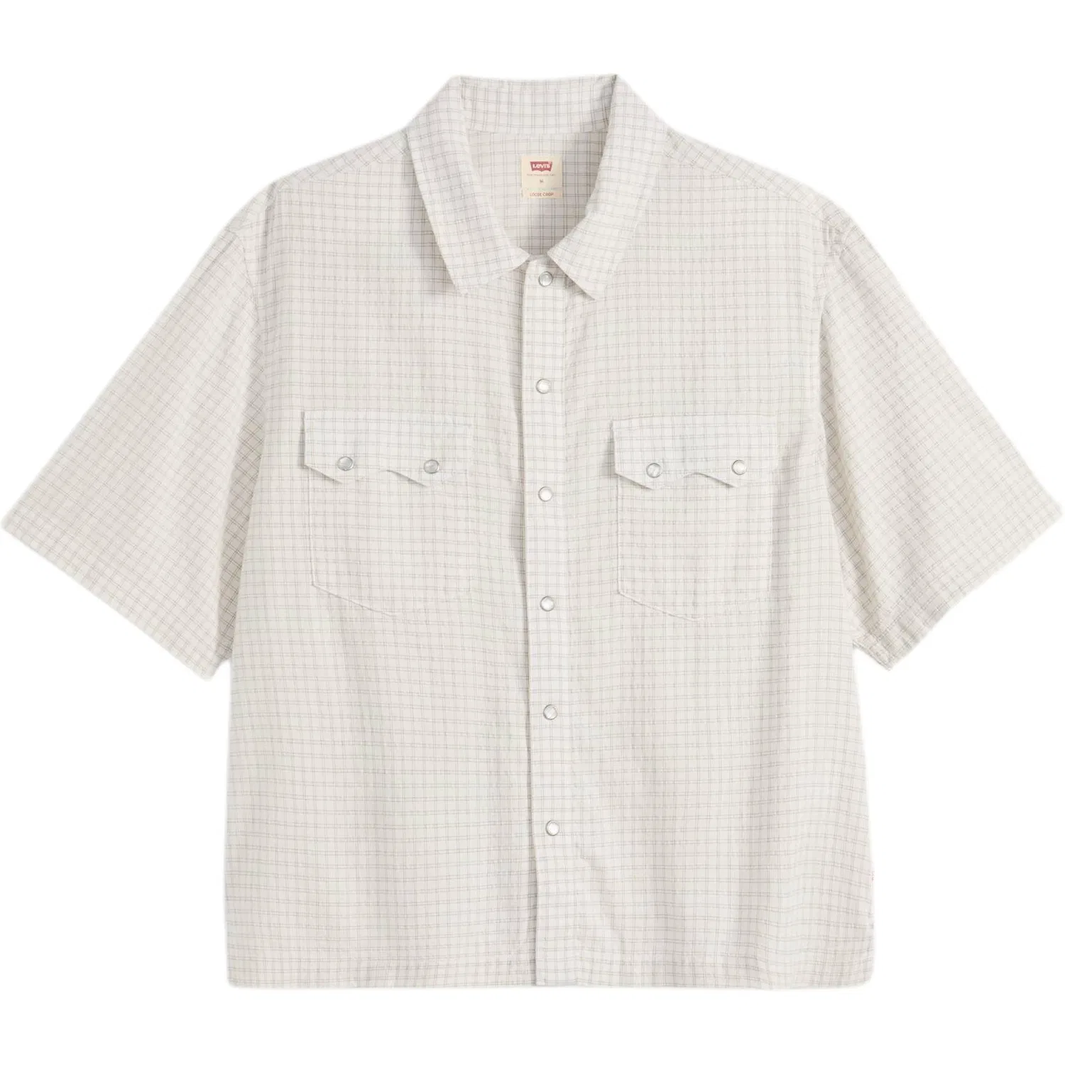 Рубашка с коротким рукавом Checked Levis, White