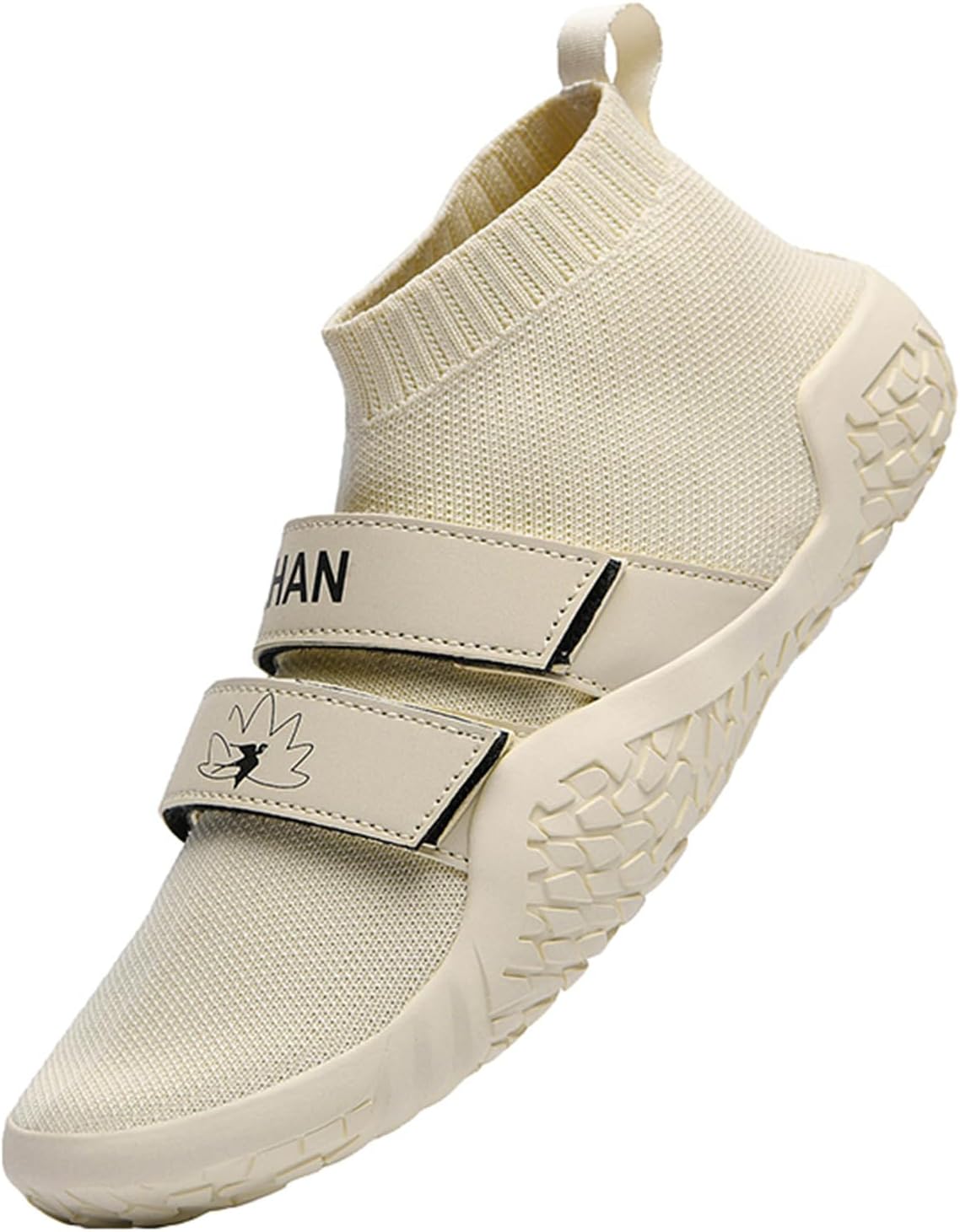 

Мужские и женские штангетные туфли JiuQing, баскетбольные носки для йоги, кроссовки для фитнеса и тренажерного зала, бежевый