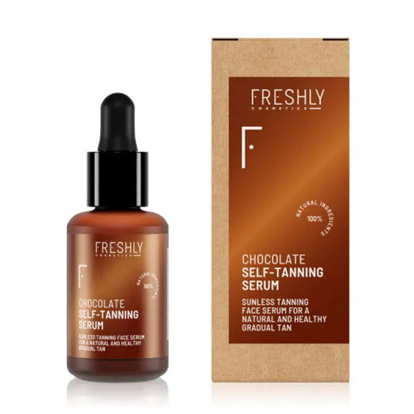 

Натуральный автозагар для лица Chocolate Self-Tanning Serum Freshly Cosmetics, 30 ml
