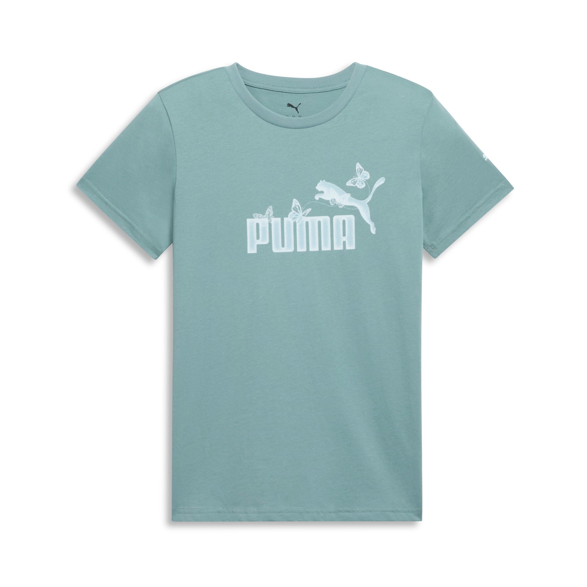 

Женская футболка PUMA Flutter, цвет green moon