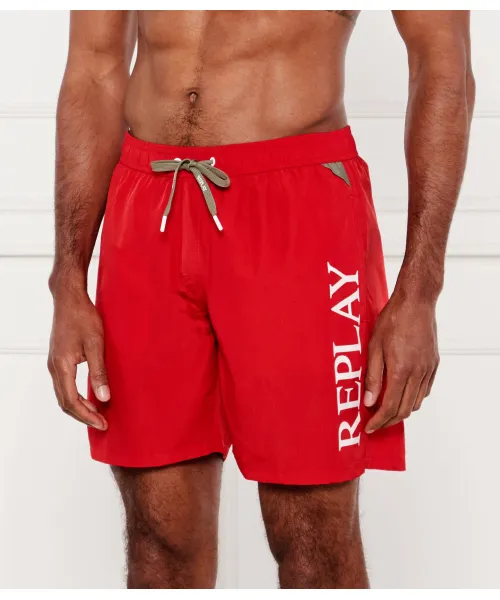 

Пляжные шорты Regular fit Replay, красный