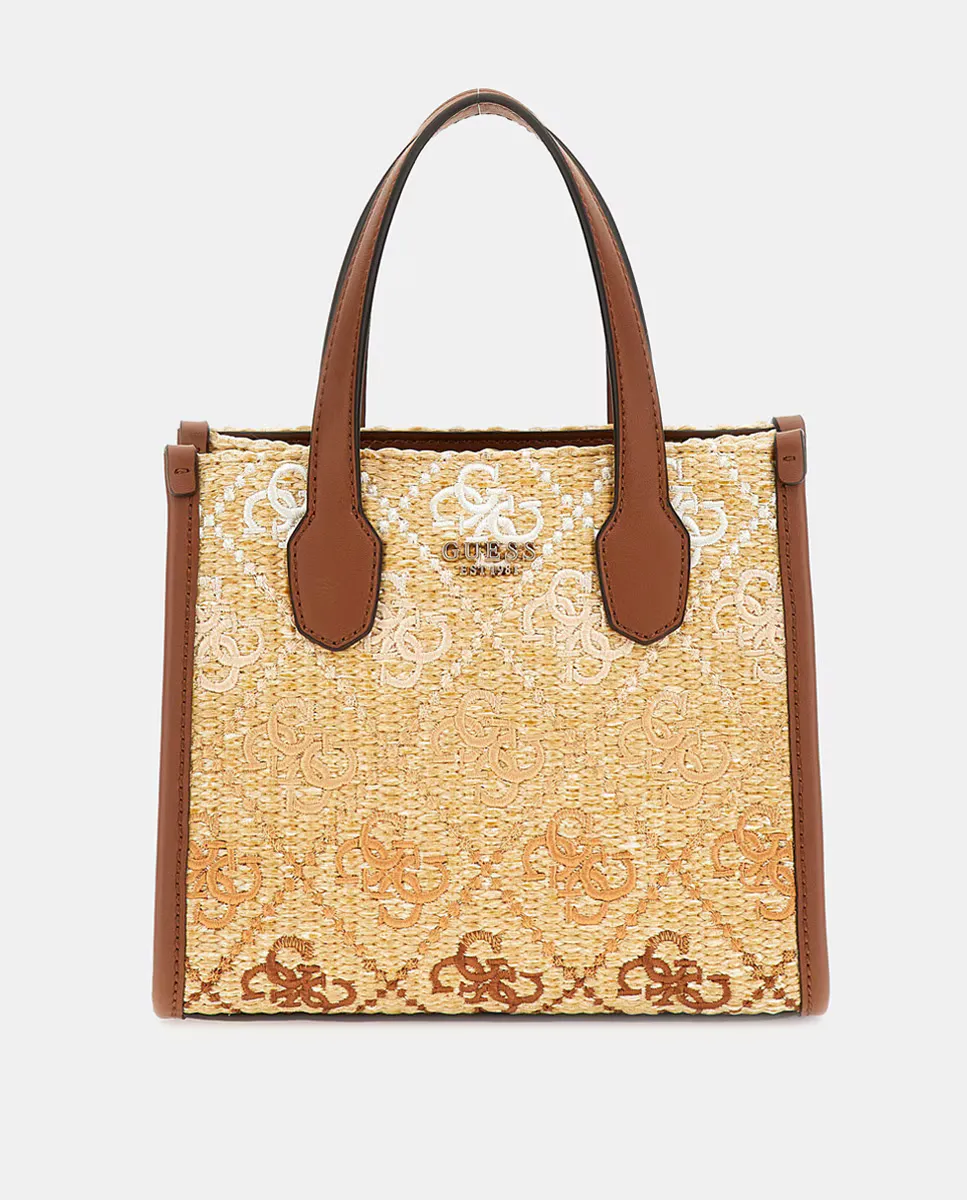 

Маленькая сумка на плечо с магнитной застежкой Guess, коричневый