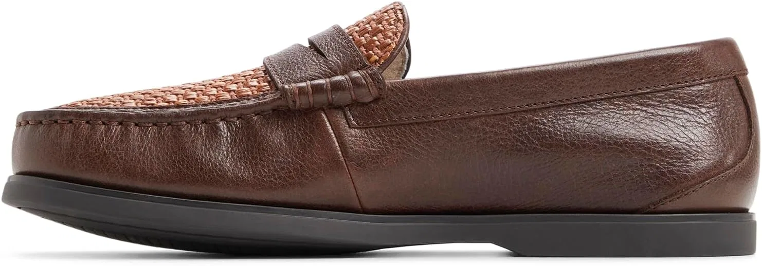 Мокасины Brooks Brothers Eastport, темно-коричневый