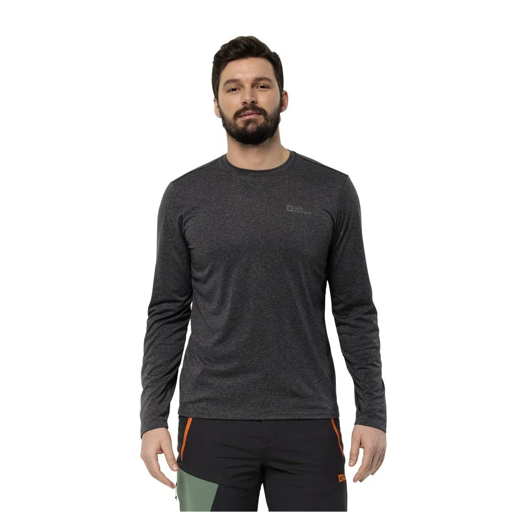 

Лонгслив Jack Wolfskin Sky Thermal, серый