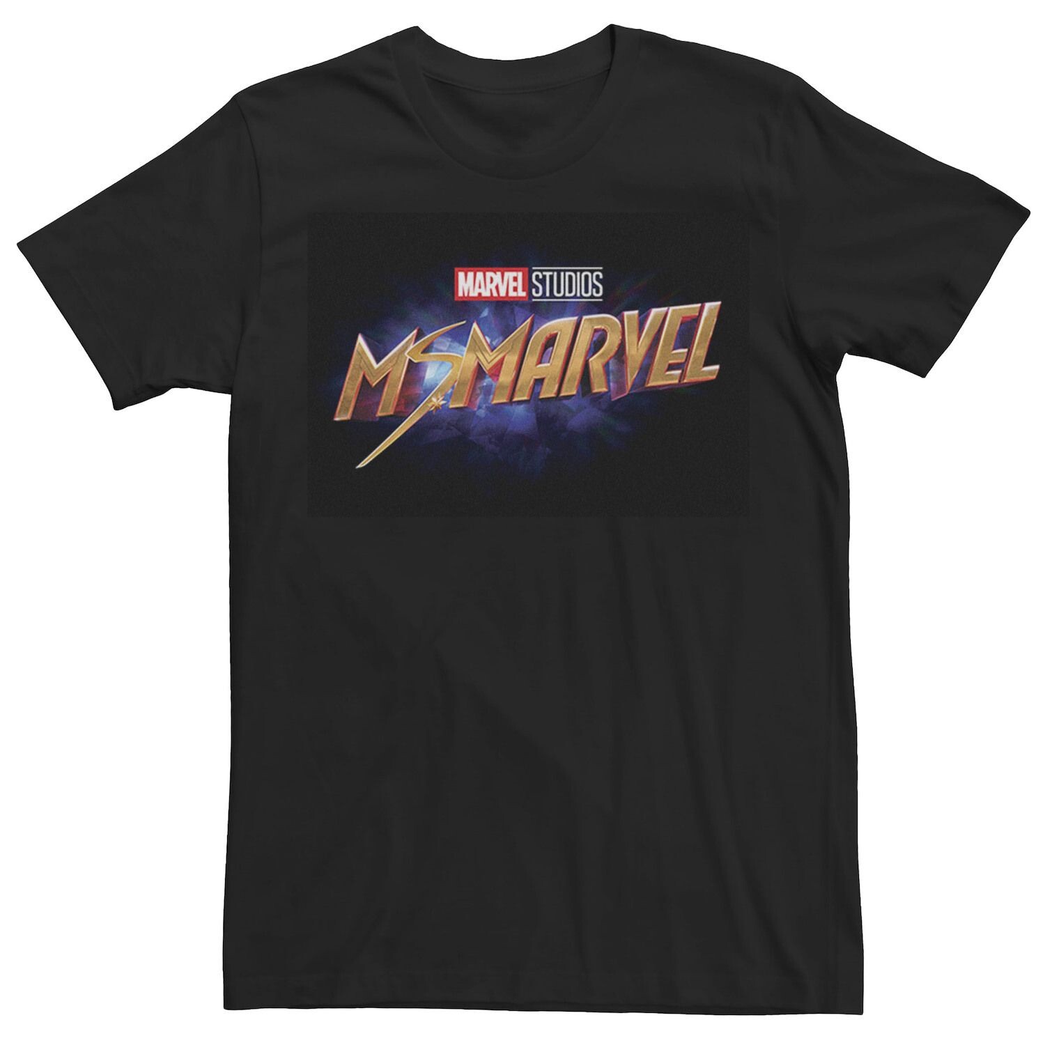 

Мужская футболка с текстовым логотипом Marvel Studios Ms Marvel