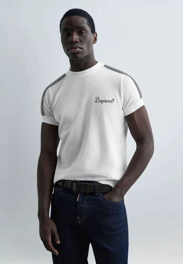 Стильная футболка с принтом Dsquared2, White