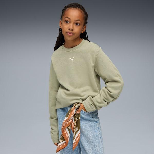 

Толстовка с круглым вырезом для больших детей Bowtique Puma, зеленый