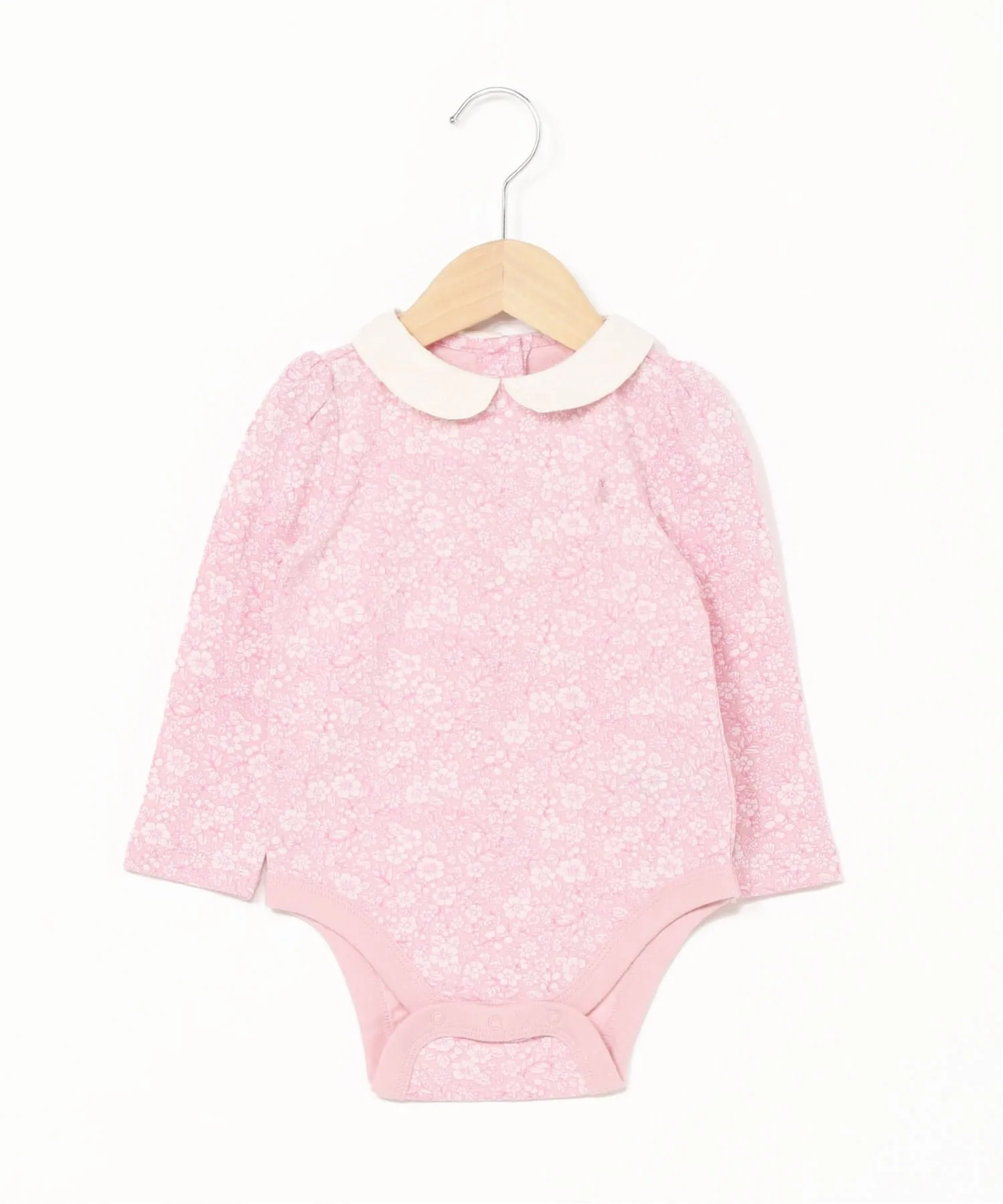 (K) Первый любимый боди из 100% органического хлопка (для малышей) GAP, PINK_FLORAL — фото 3