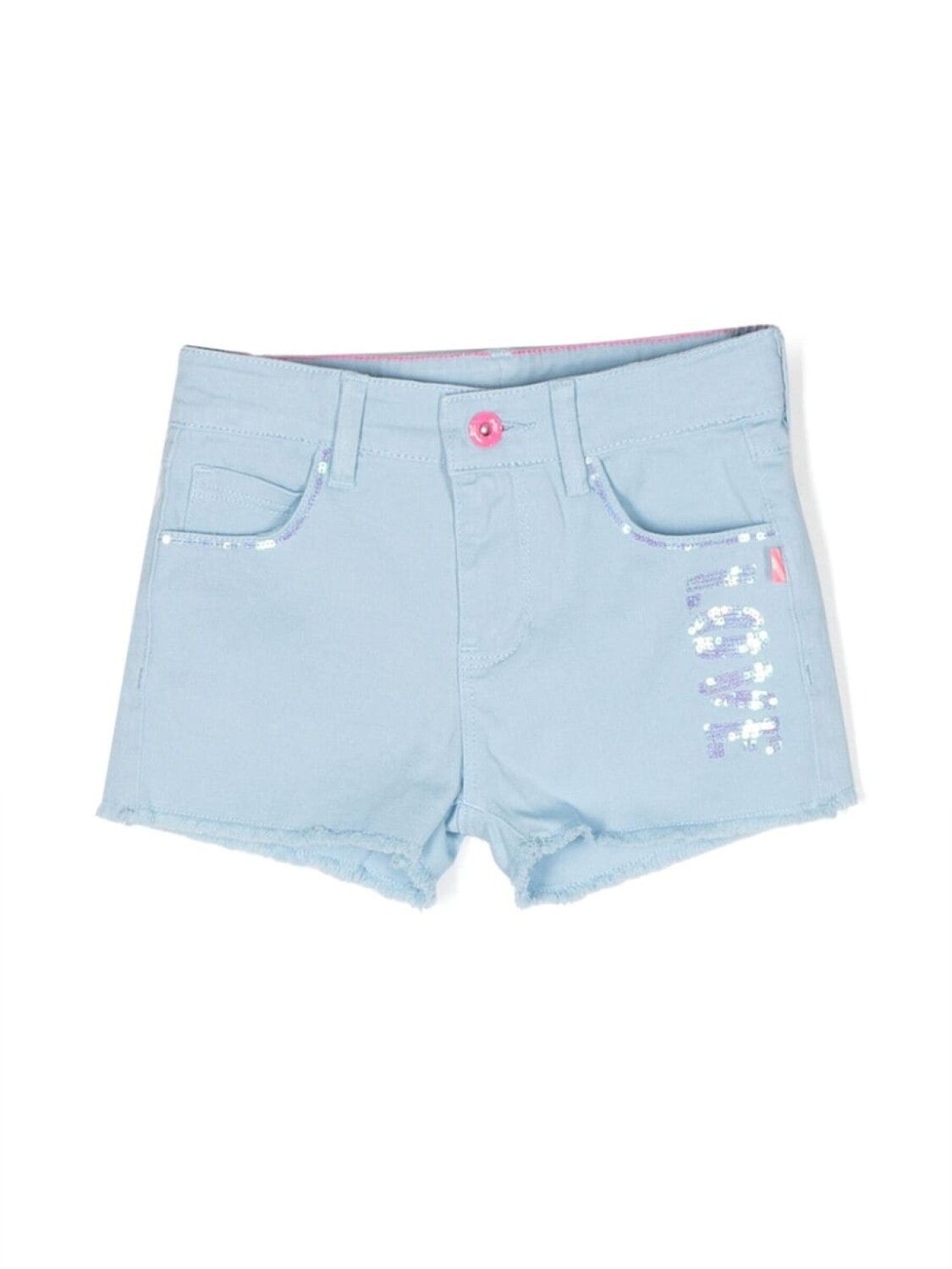 

Billieblush джинсовые шорты с пайетками, синий