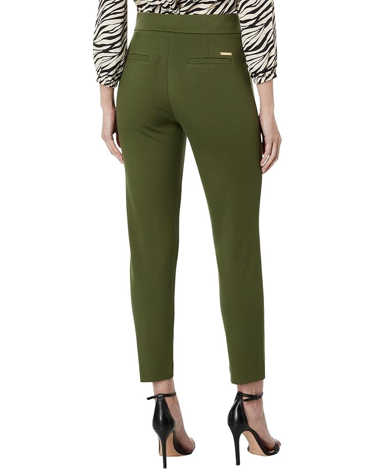 

Брюки Michael Kors Zip Pocket Pull-On Trousers, цвет Jade