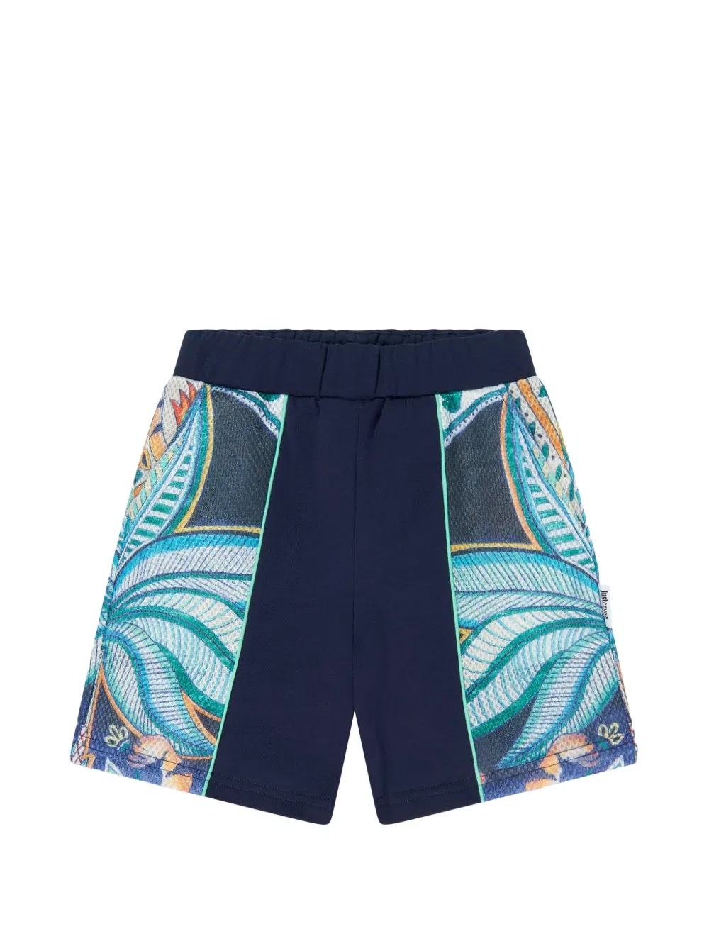 Шорты с цветочным принтом Just Cavalli Kids, синий