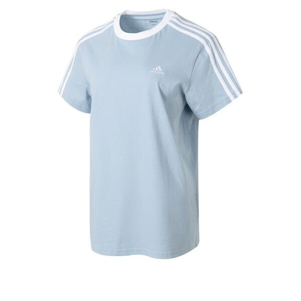 

Футболка 3-stripe breathable t-shirt asia sizing 'teal white' Adidas, мультиколор