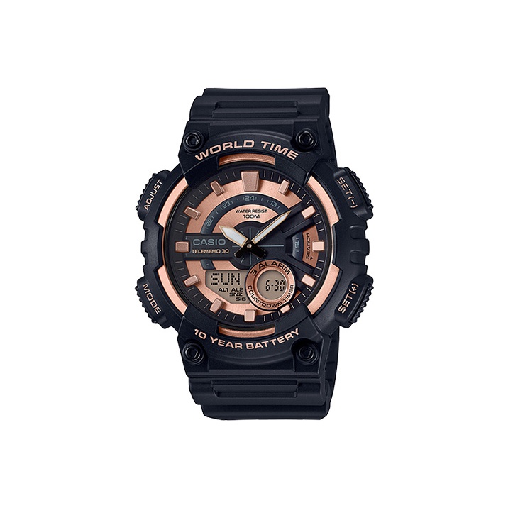 

CASIO Часы G Shock AEQ 110W 1A3, Rose Gold Watch Dial