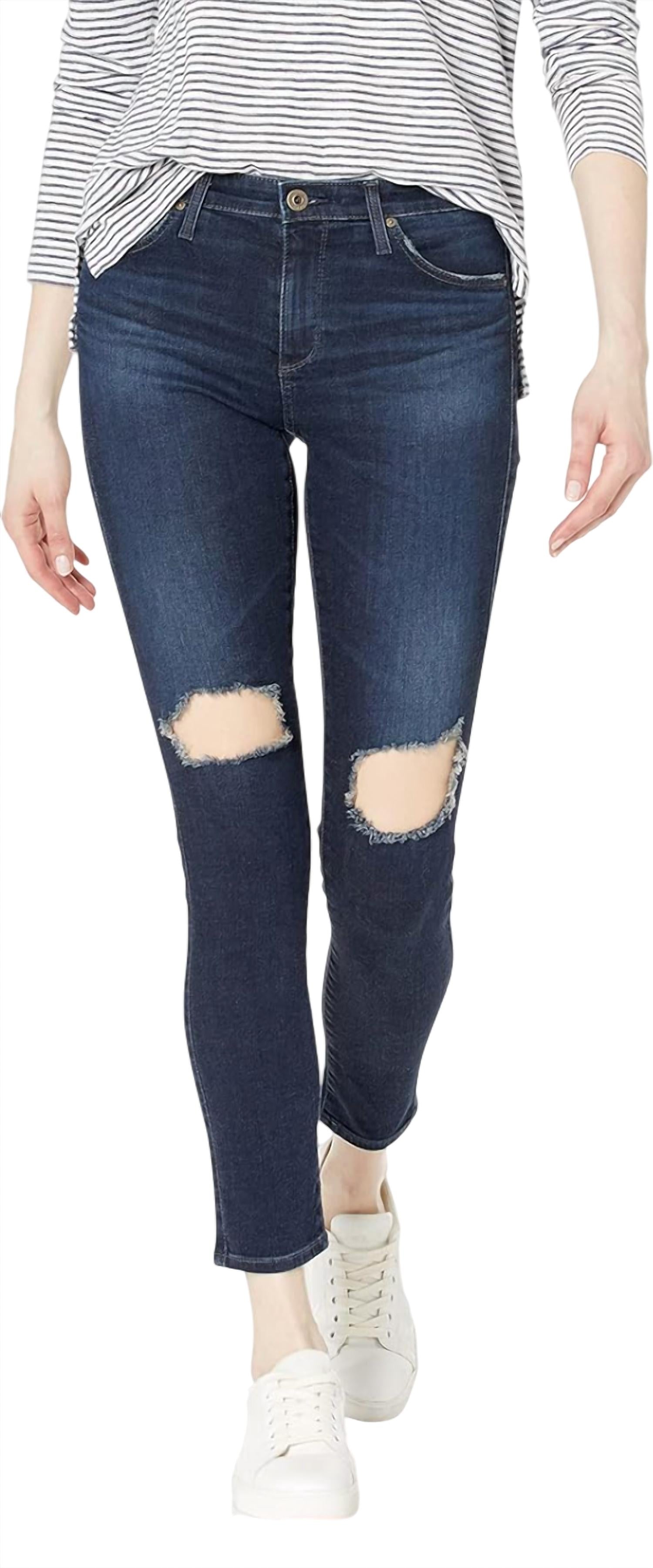 

Джинсы с потертостями до щиколотки Adriano Goldschmied AG Jeans