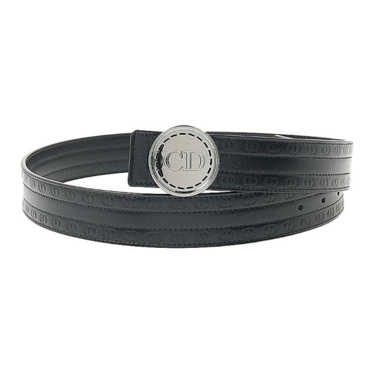 

DIOR Ремень мужской из телячьей кожи черный, ширина 45 см