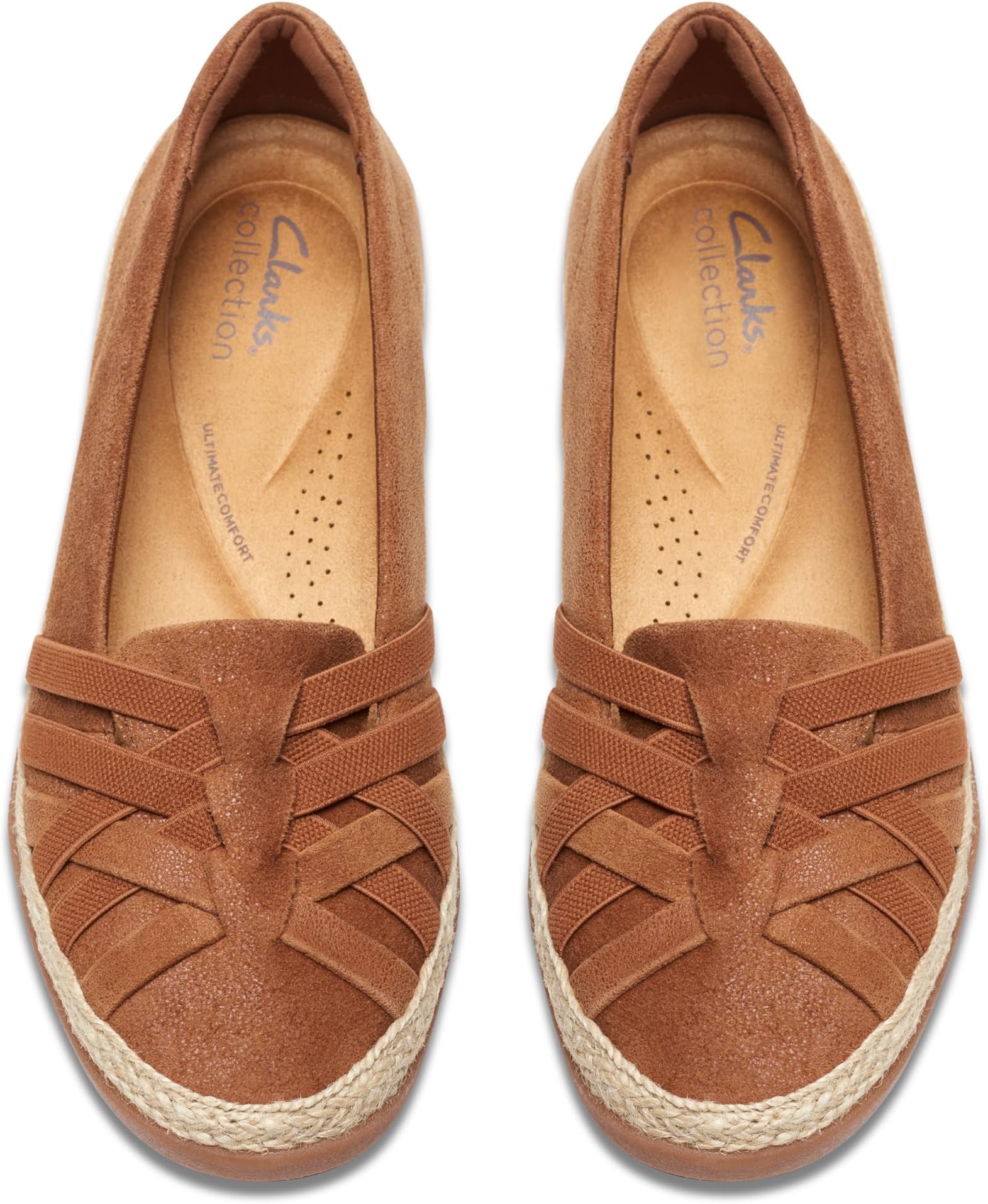 Балетки Clarks Elaina Petal, Tan Suede — фото 2