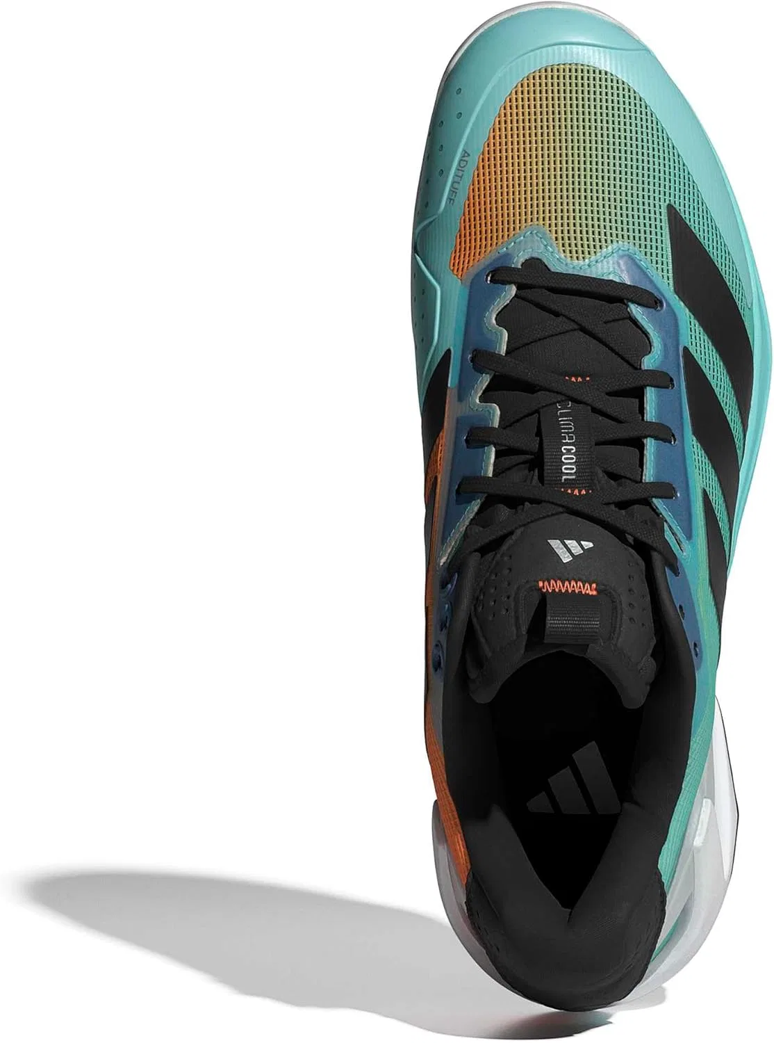 Кроссовки теннисные Adizero Ubersonic 5, adidas, Flash Aqua/Black — фото 2