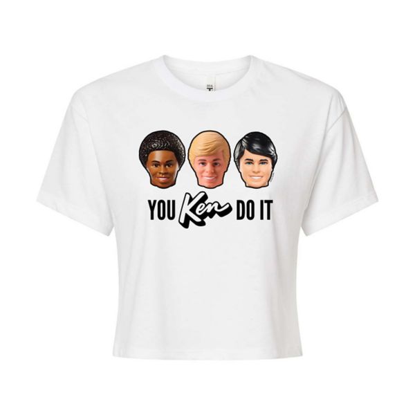 

Укороченная футболка Juniors You Ken Do It Barbie, белый
