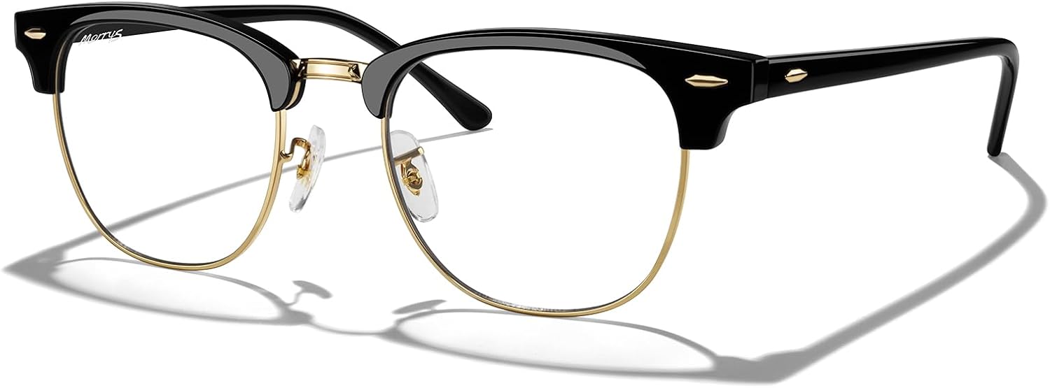 

Классические квадратные поляризованные солнцезащитные очки MERRY'S в полуободковой оправе для мужчин и женщин, модель S6016, Black Frame/Gold Bridge/Anti-blue Light Lens