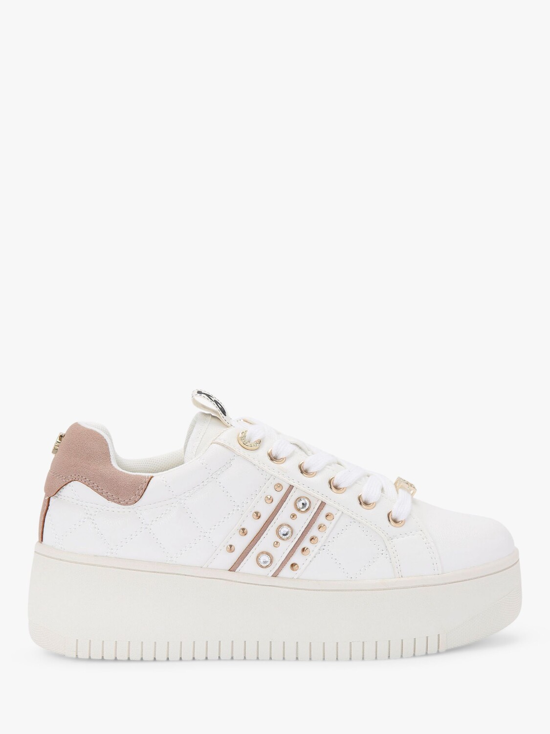 

Кроссовки на платформе с украшением KG Kurt Geiger Leslie, белые, Белый, Кроссовки на платформе с украшением KG Kurt Geiger Leslie, белые