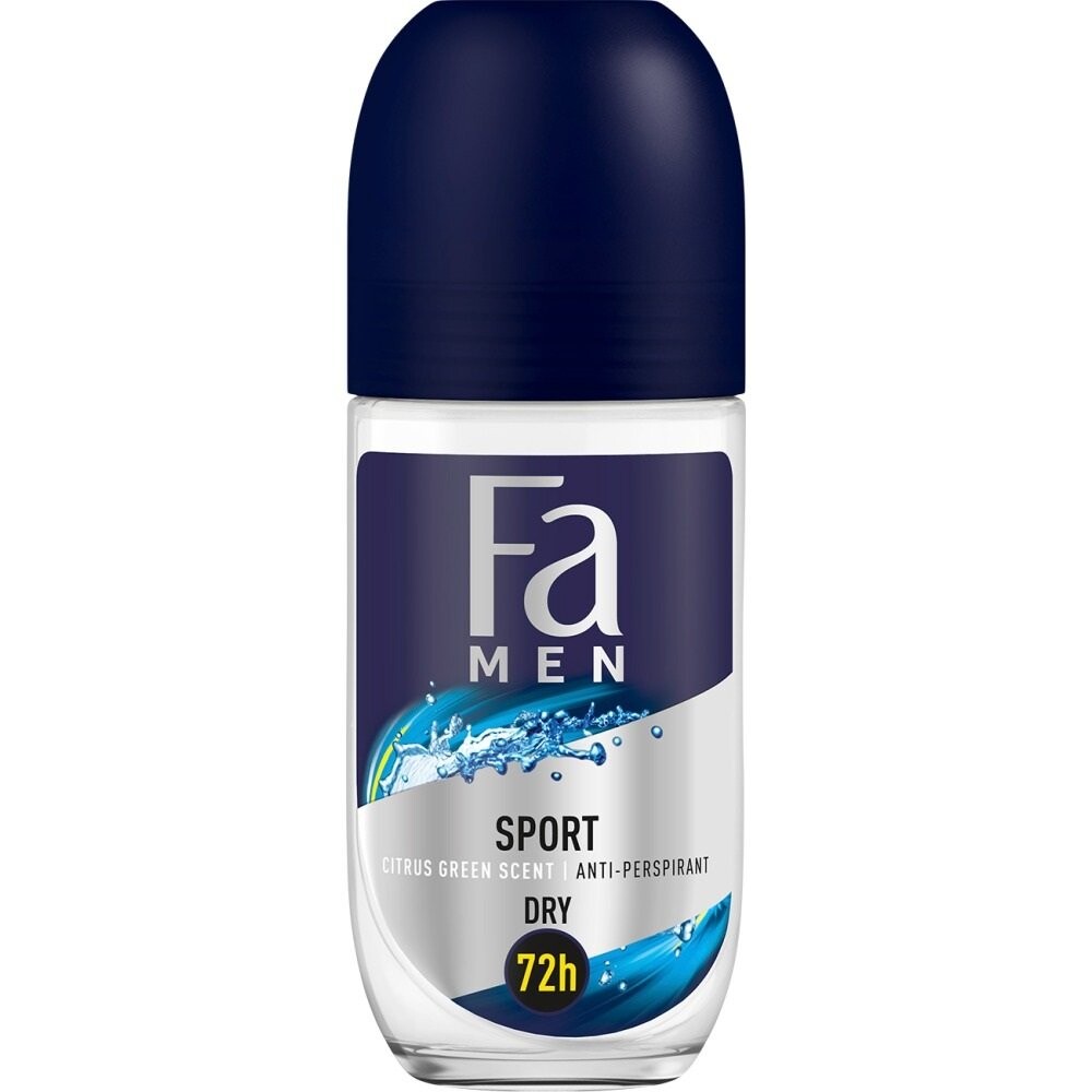

Fa, Men Sport, Шариковый дезодорант Energizing Fresh, 50 мл