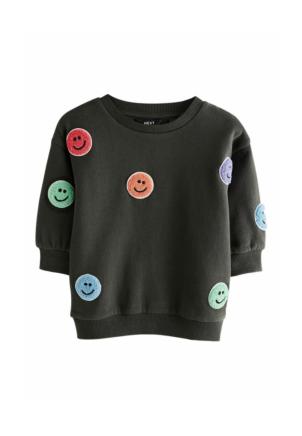 

Толстовка EMBROIDERED CREW NECK Next, антрацит