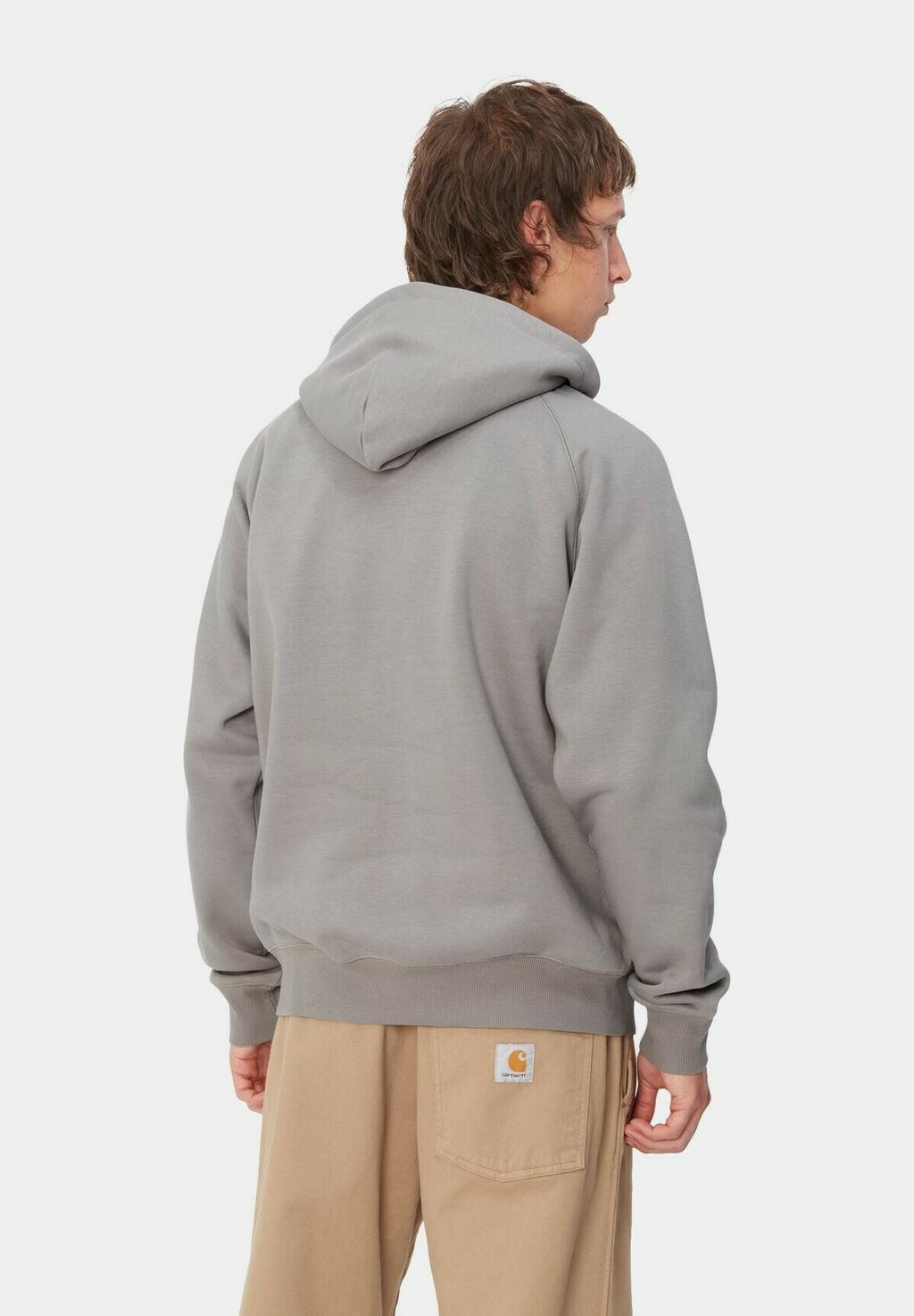 

Толстовка с капюшоном Carhartt WIP, серый