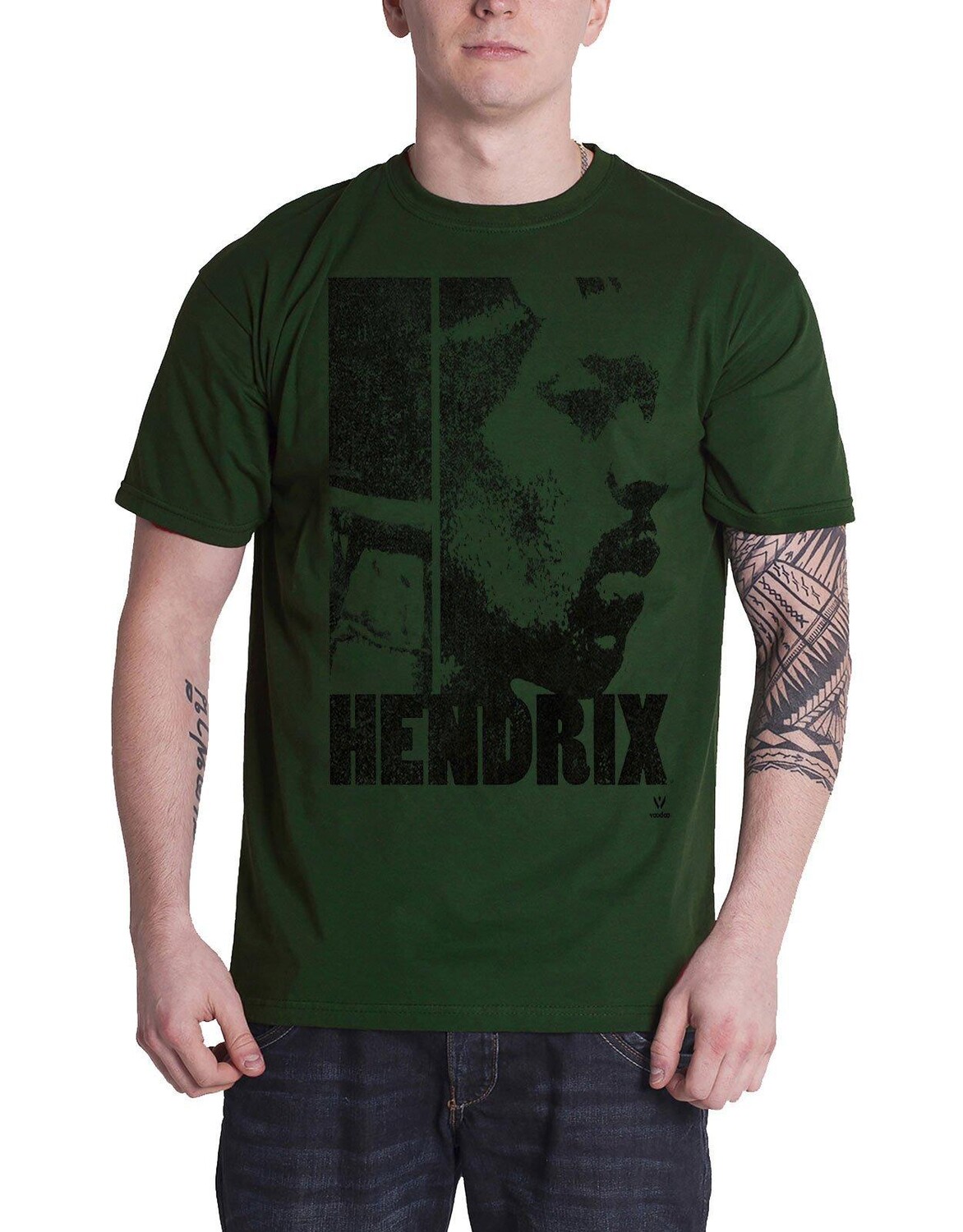 

Футболка «Позволь мне жить» Jimi Hendrix, зеленый