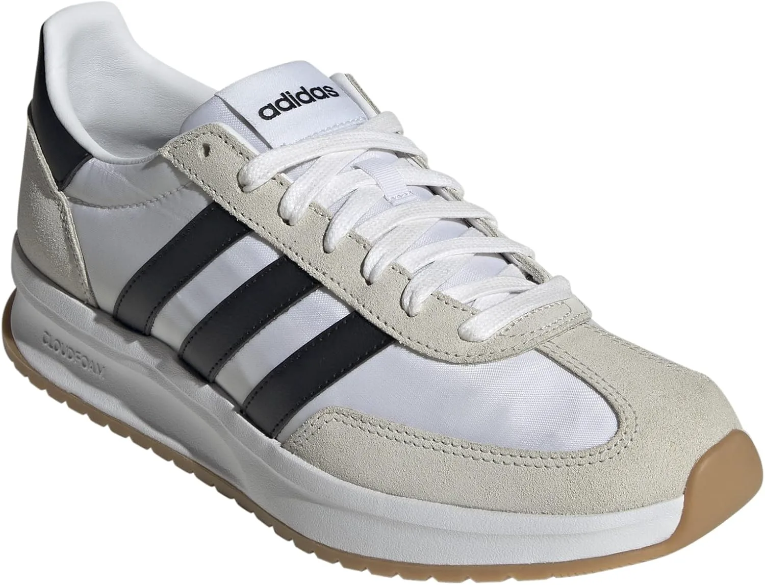 Мужские кроссовки для бега Adidas Run 72, белый/черный/серый — фото 4