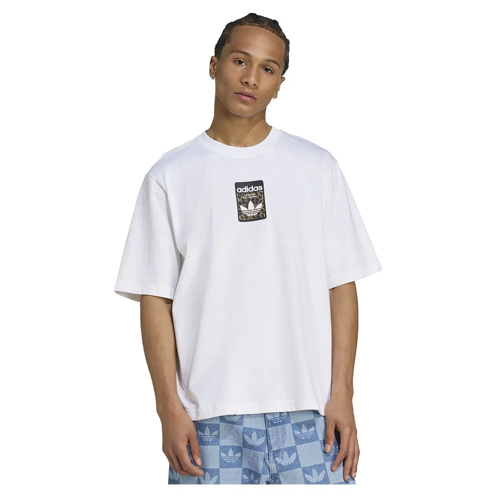 

Футболка с коротким рукавом adidas Originals Leo Oversized, белый