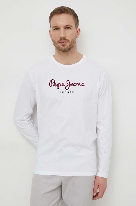 

Хлопковая водолазка Eggo Long Pepe Jeans, белый