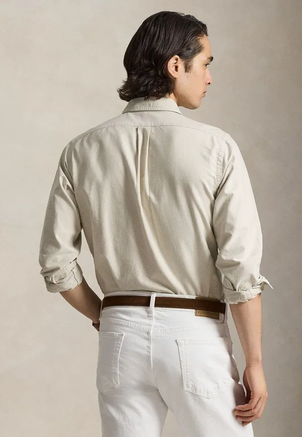 Рубашка-Оксфорд приталенного кроя Polo Ralph Lauren, Coastal Beige — фото 3