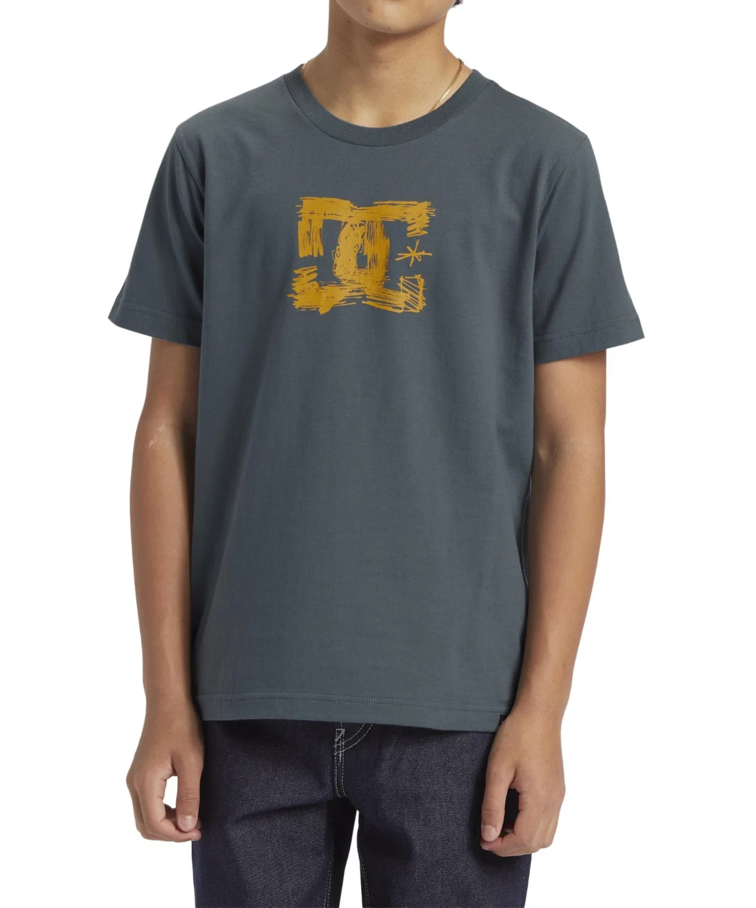 Детская футболка DC SHOES SKETCHY с логотипом чёрная