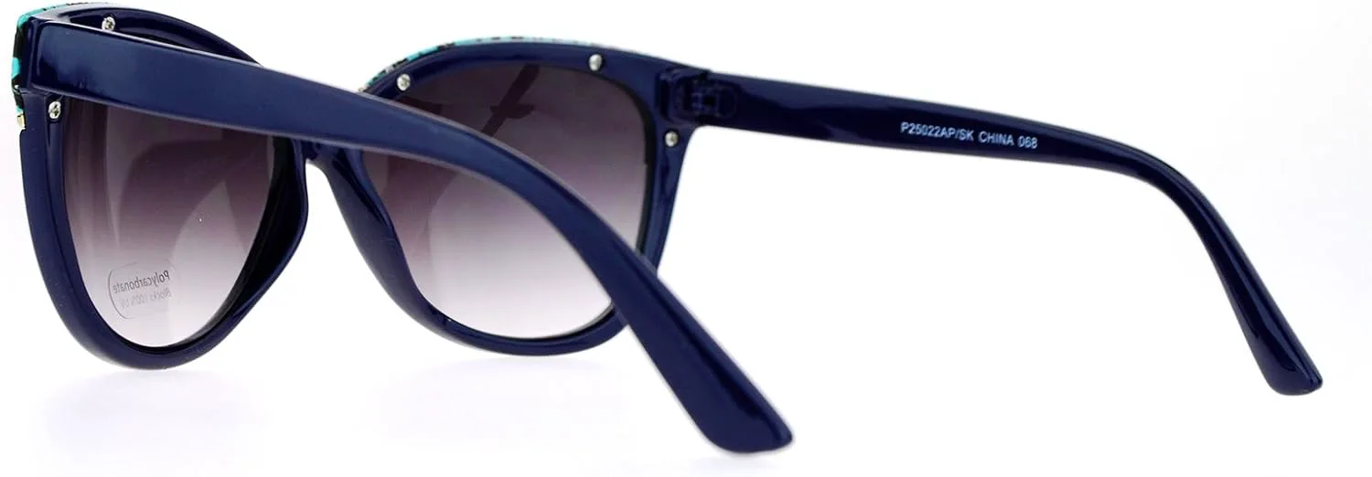 

Женские модные солнцезащитные очки, дизайнерские, квадратная форма «кошачий глаз», имитация кожи рептилии, защита от ультрафиолета UV400 JuicyOrange, Blue