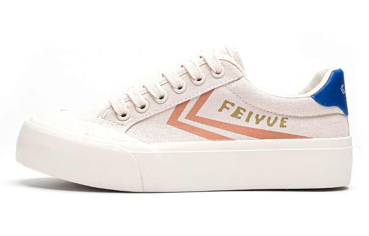 

Холщовые кеды женские низкие белый Feiyue
