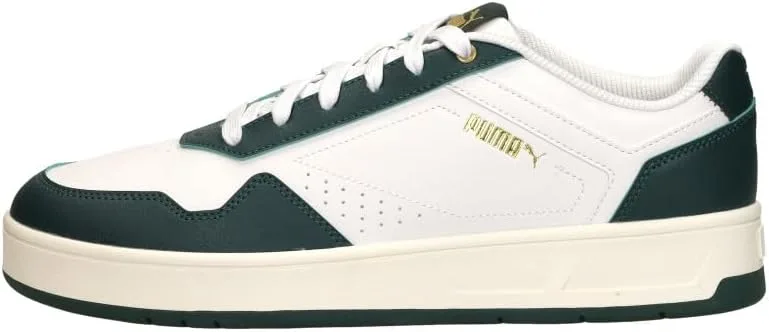 Мужские спортивные кроссовки Puma Court Classic 353780, белый/золотой