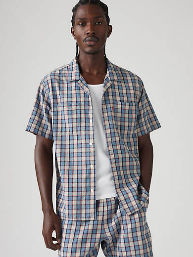 

Рубашка для похода стандартного кроя Levi's, цвет Xavier Plaid Steam Blue - Multi-Color