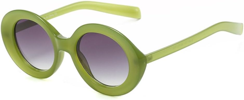 

Женские солнцезащитные очки MUTYNE Fashion круглой формы с градиентным переходом цвета, солнцезащитные очки для отдыха на природе и пляже, защита от ультрафиолета UV400, Green Gray
