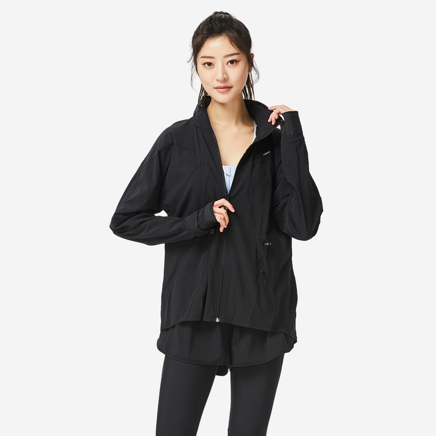 

Женская флисовая худи для фитнеса Domyos