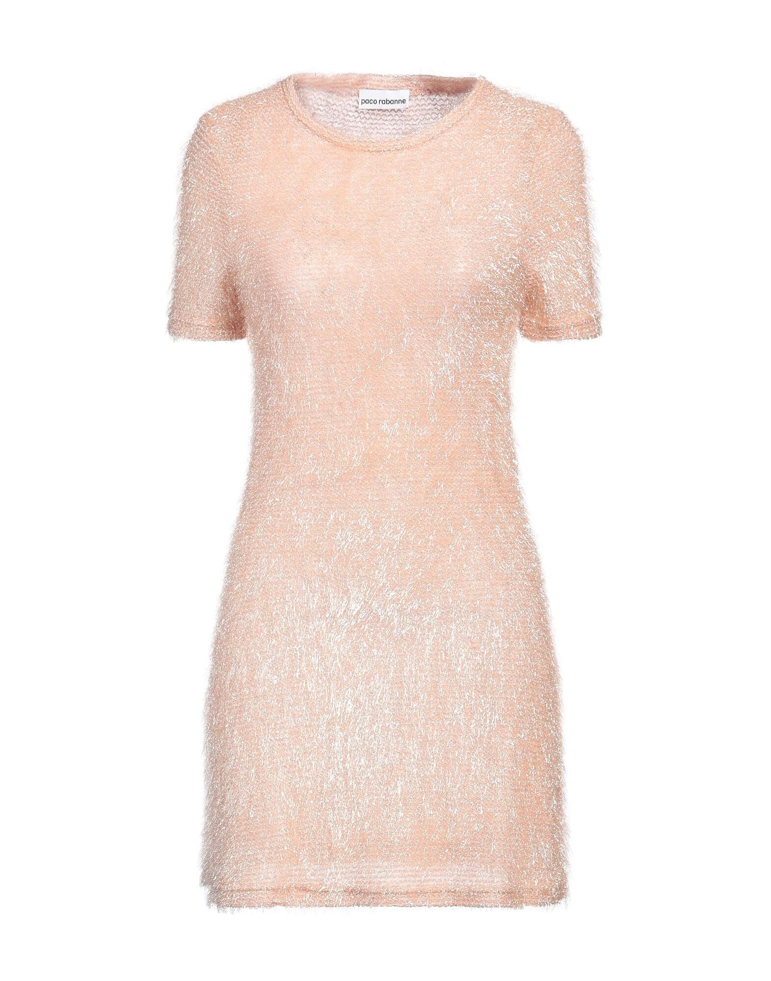 

Мини-платье Rabanne, бледно-розовый