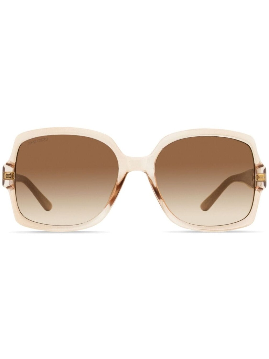

Jimmy Choo Eyewear солнцезащитные очки Sammi в квадратной оправе, коричневый
