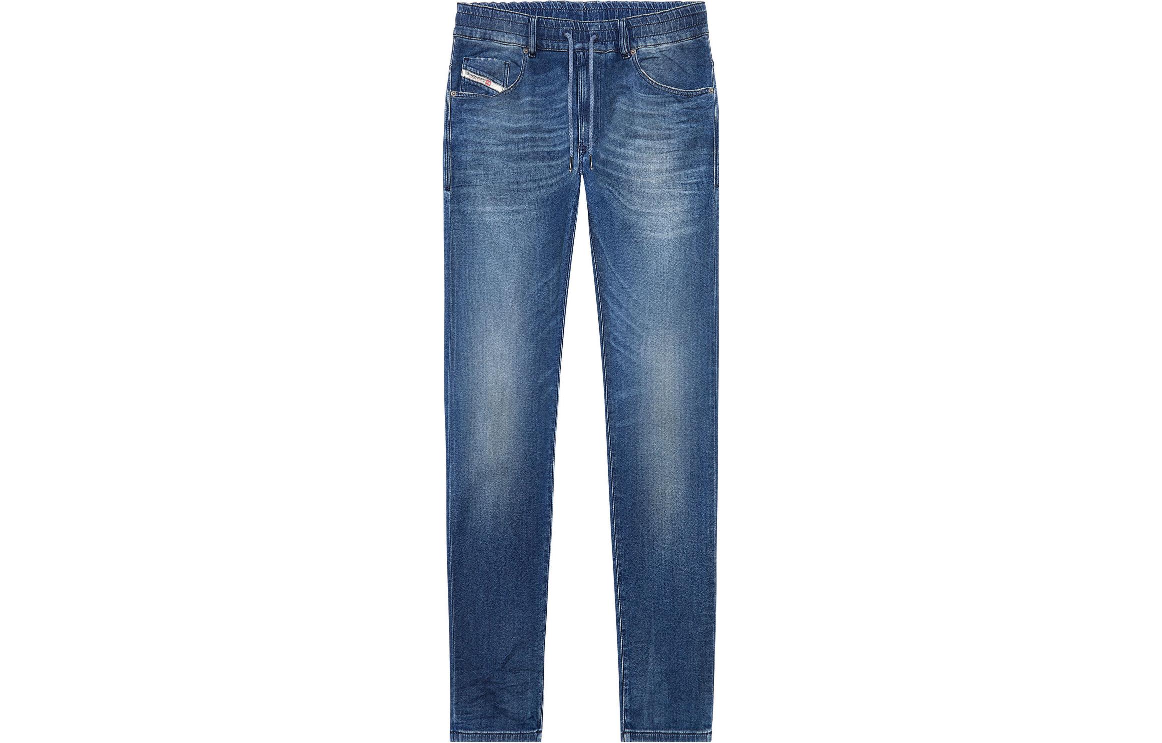 

Джинсы D-Krooley с завязками на талии Diesel, синий