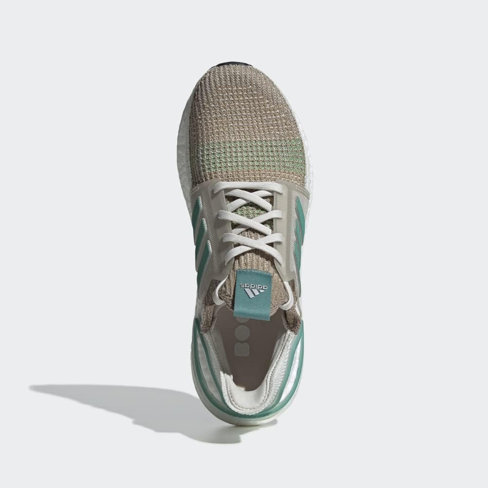 Мужские беговые кроссовки Adidas Ultraboost 19, хаки/зеленый — фото 3