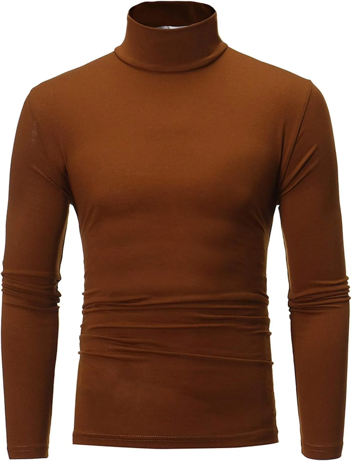 

Мужская водолазка с длинным рукавом из хлопка, легкий трикотажный свитер NATHGAM