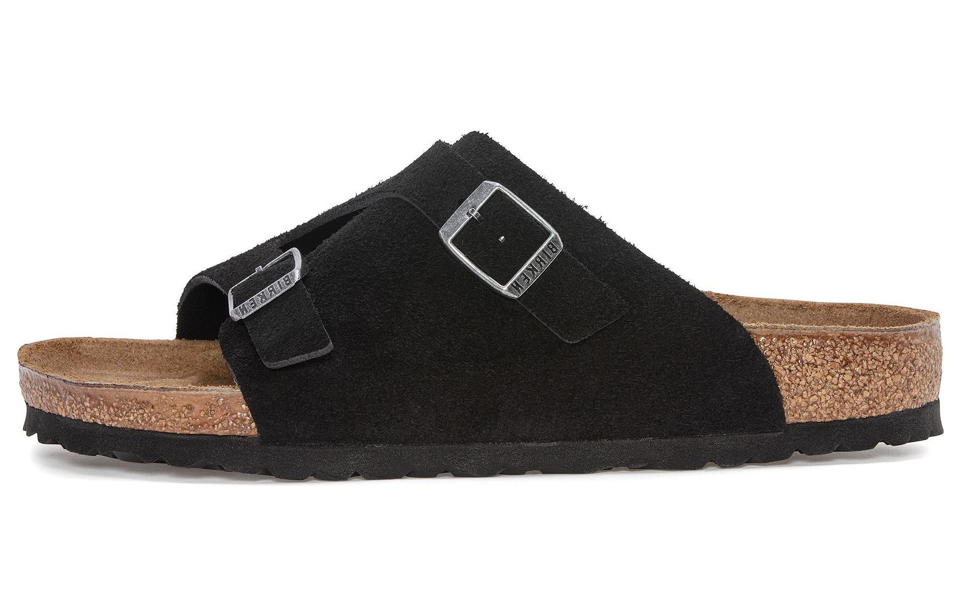 Сандалии из замши с одним ремешком Zürich Birkenstock, Black