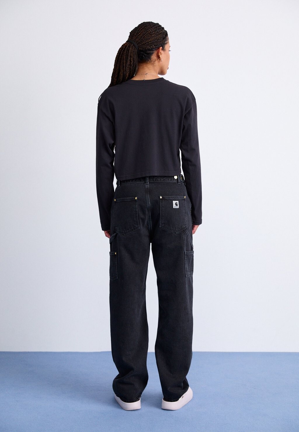 

Джинсы свободного кроя Nashua Double Knee Pant Carhartt WIP, черные