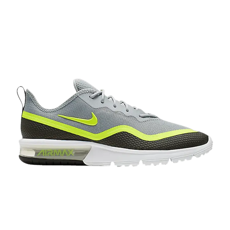 

Кроссовки Nike Air Max Sequent 4.5 SE 'Grey Volt', серый