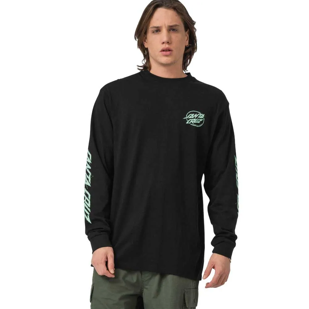 

Футболка с длинным рукавом Santa Cruz Cyber dot, черный